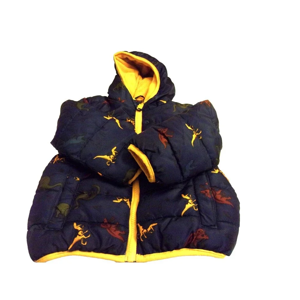 Jumping Beans Size 3T Dinosaur Jacket Fleece Lining Boys